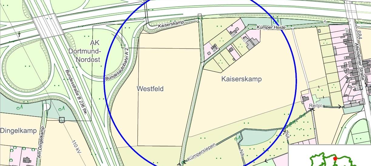 A2 gesperrt - Blindgänger in Dortmund