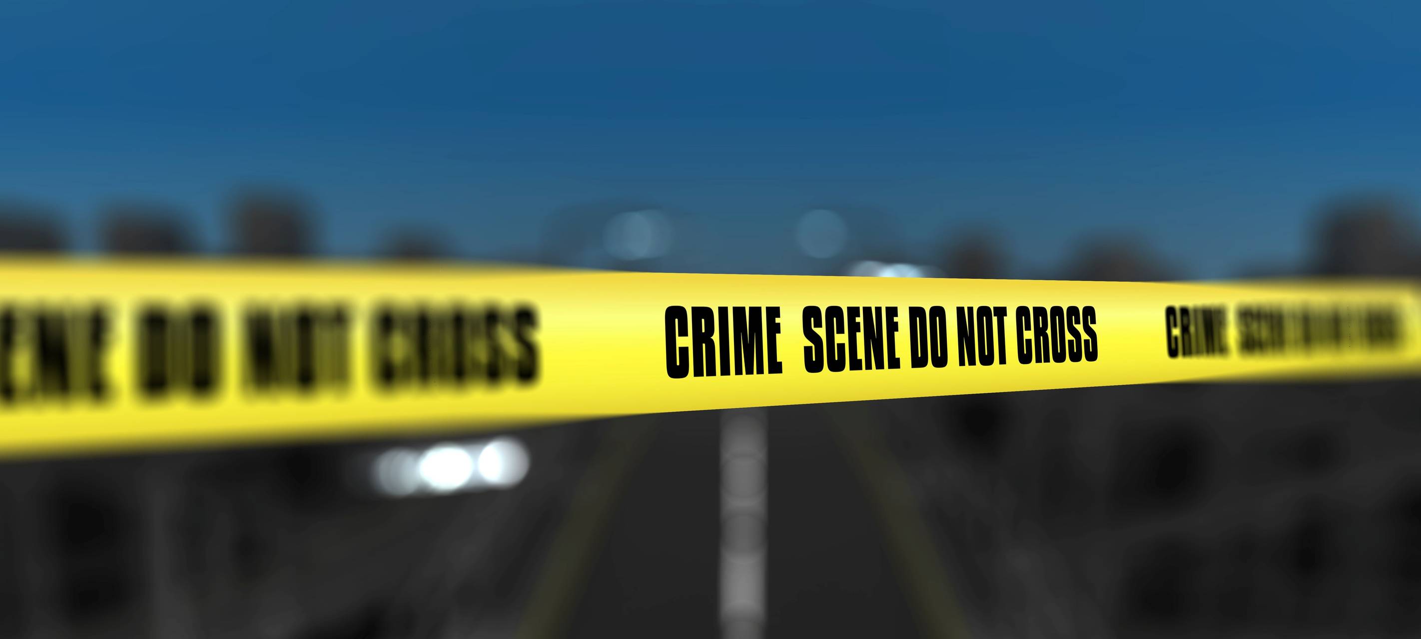 Absperrband eines Tatorts