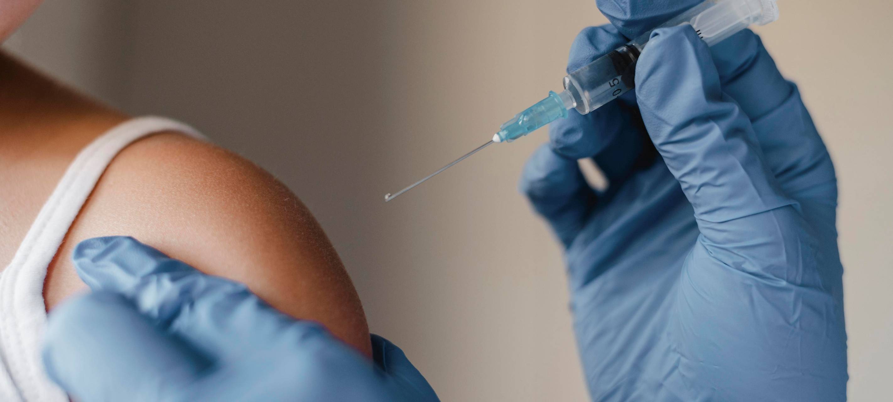 Ein Kind wird geimpft