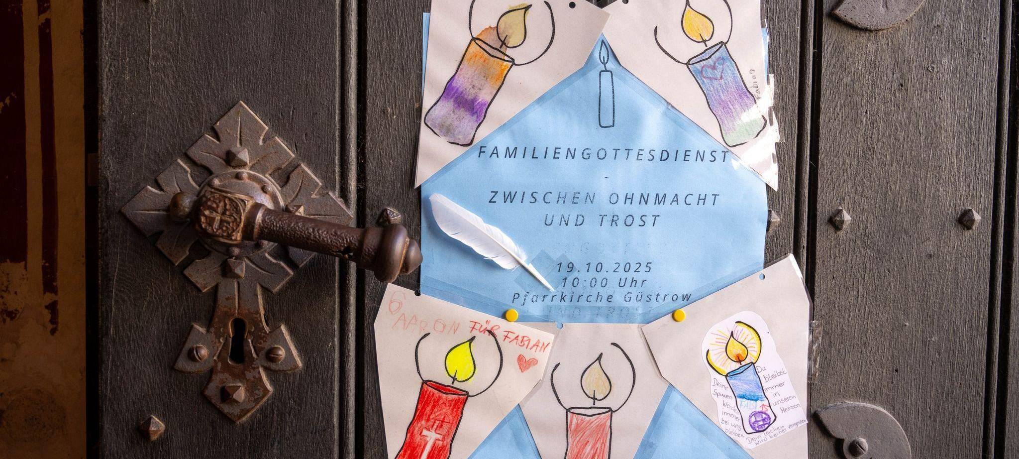 Trauer nach Tod von Fabian