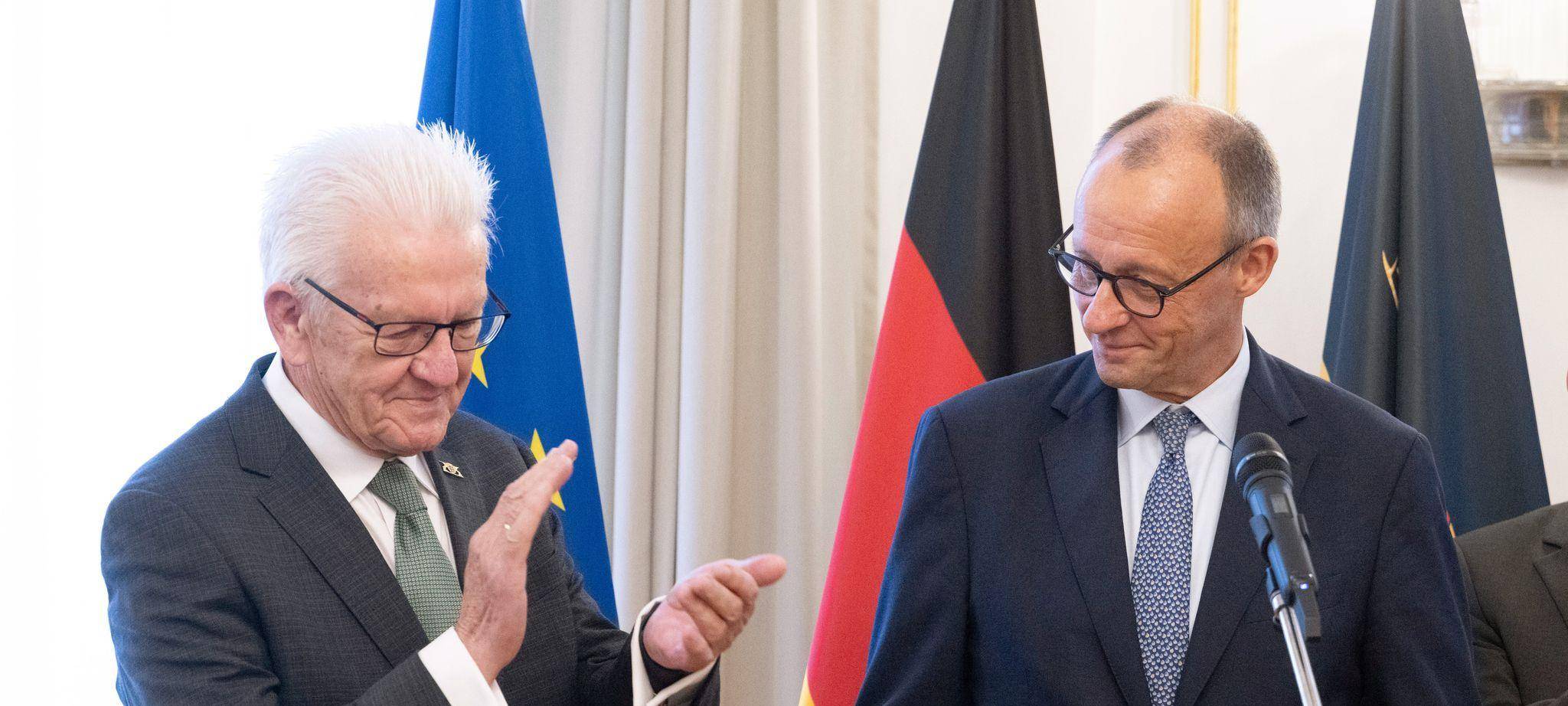 Bundeskanzler Merz - Antrittsbesuch in Baden-Württemberg