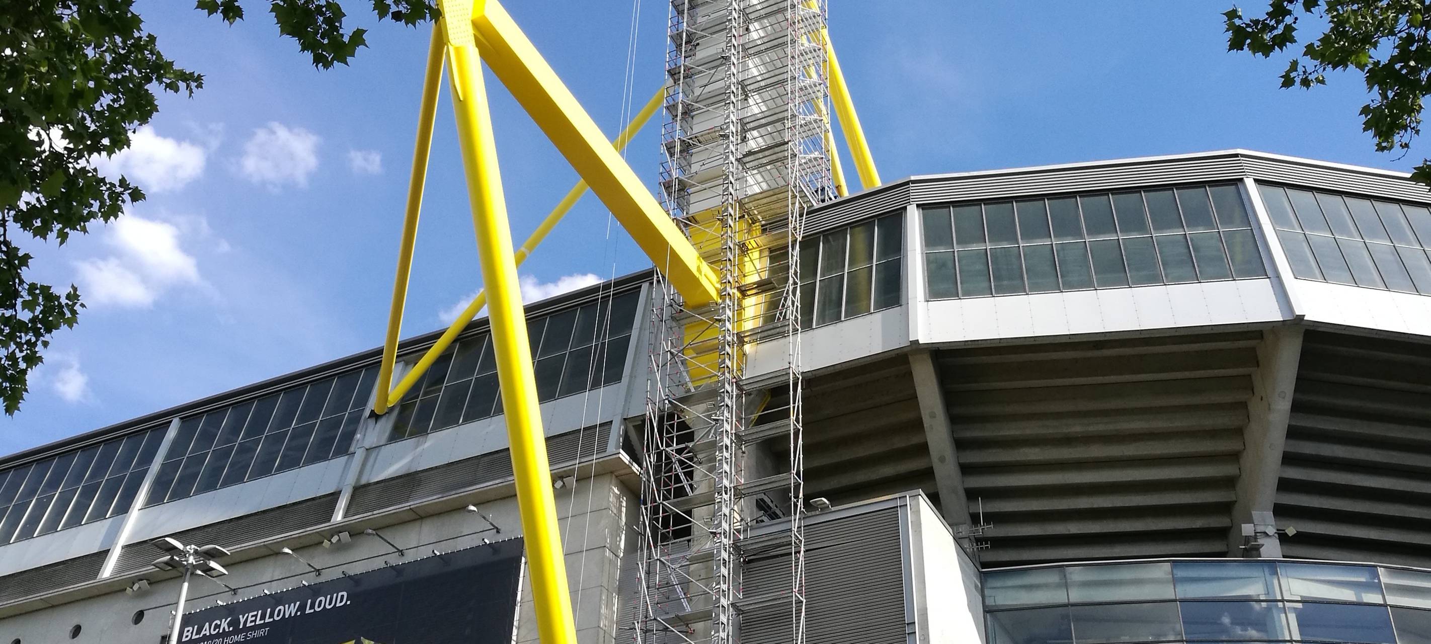 Neuer Anstrich für das Stadion