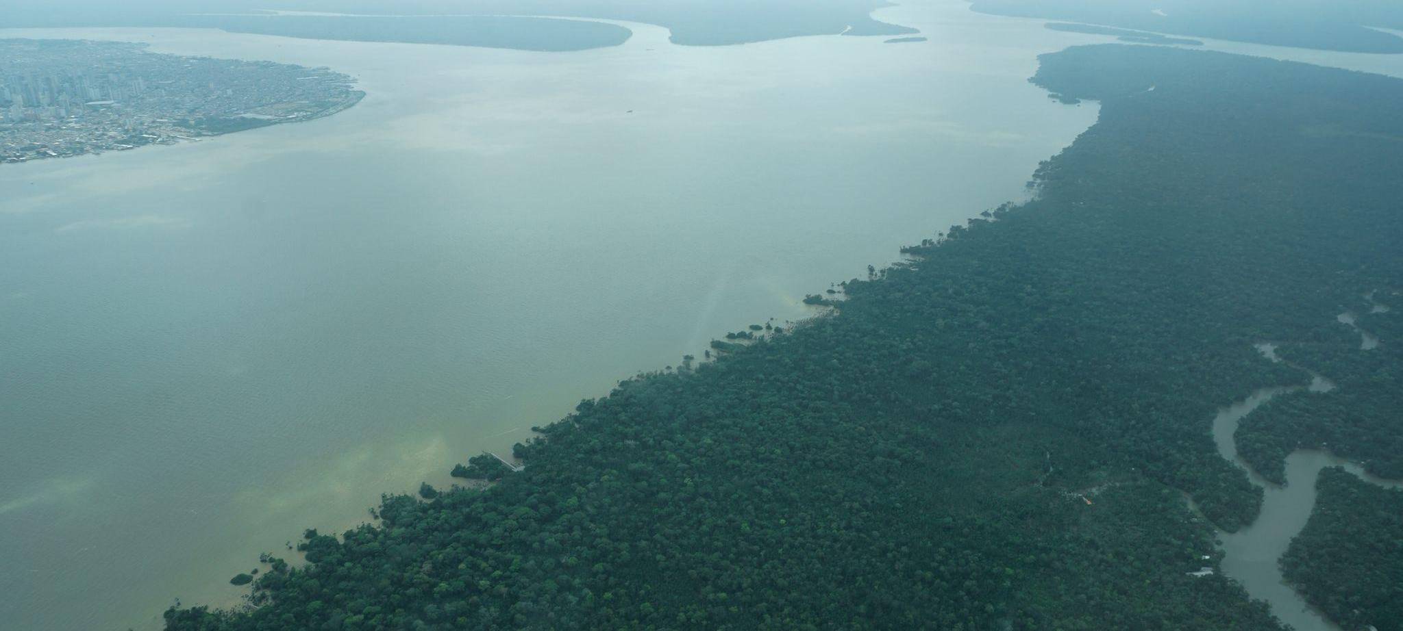 Überflug über das Amazonasgebiet