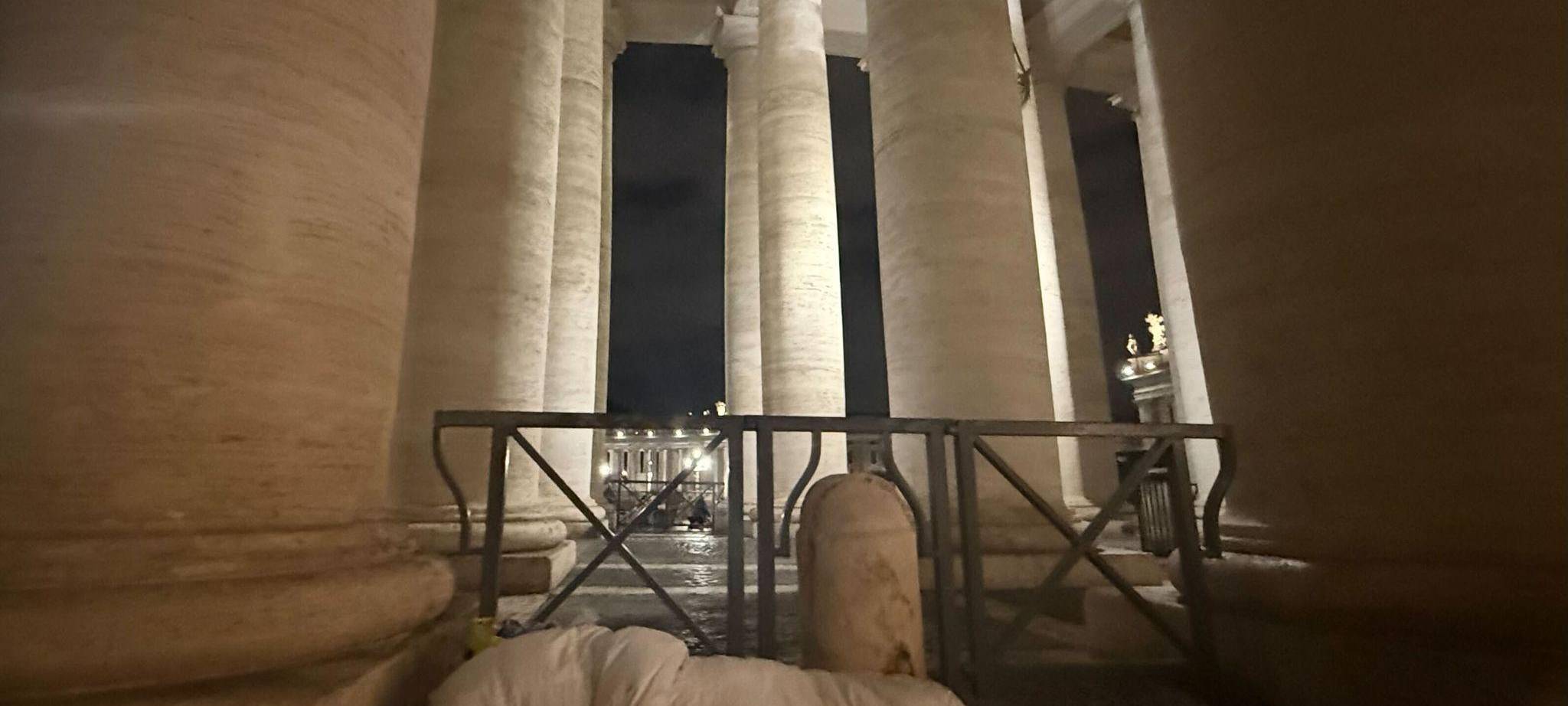 Obdachlose am Petersplatz