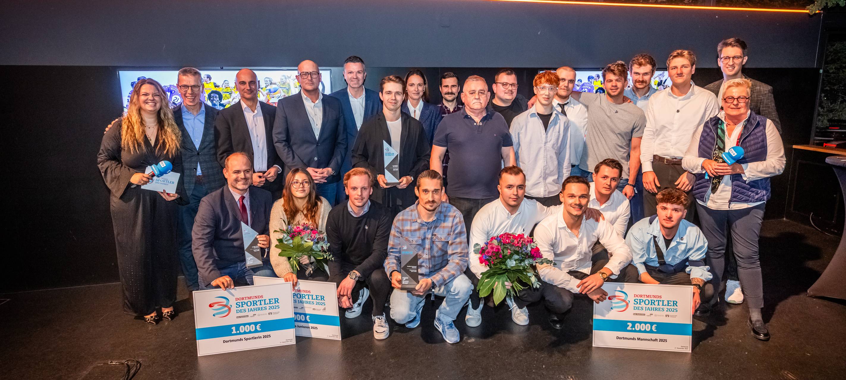 Ehrung auf der Bühne