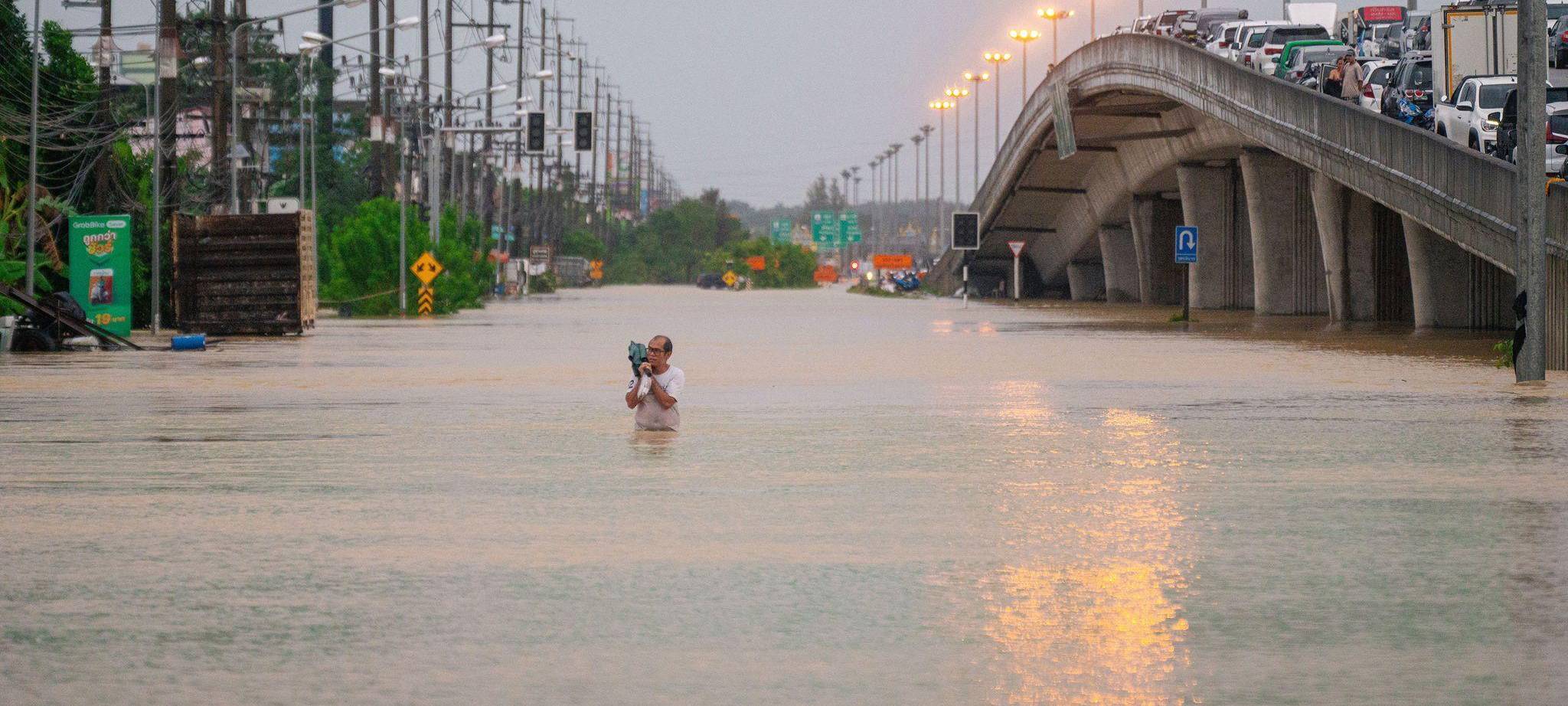 Überschwemmungen in Südthailand