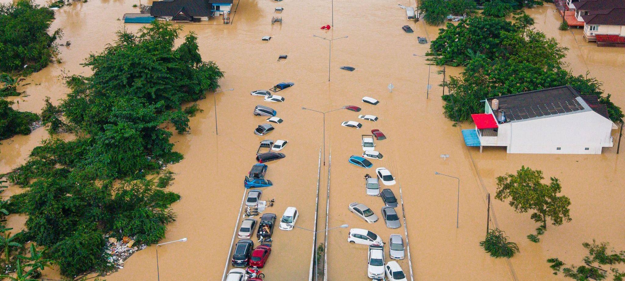 Überschwemmungen in Südthailand