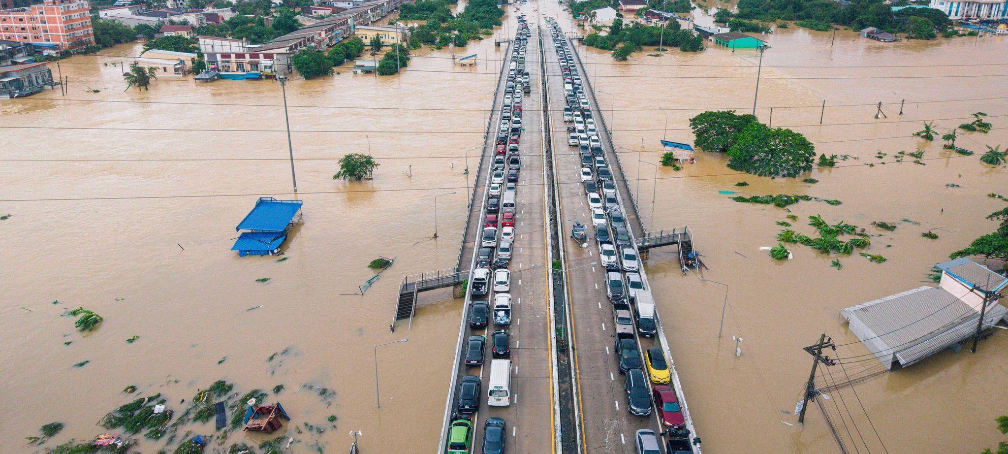 Überschwemmungen in Südthailand