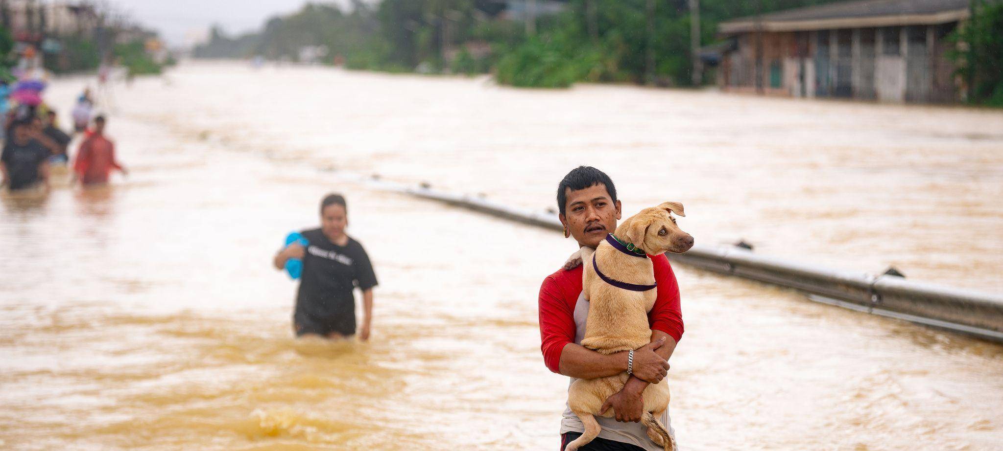Überschwemmungen in Südthailand