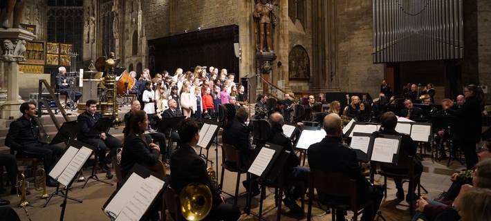 Unterstützung bekamen die Musiker dabei vom Opernkinderchor der Chorakademie am Konzerthaus Dortmund. Foto: PP Dortmund