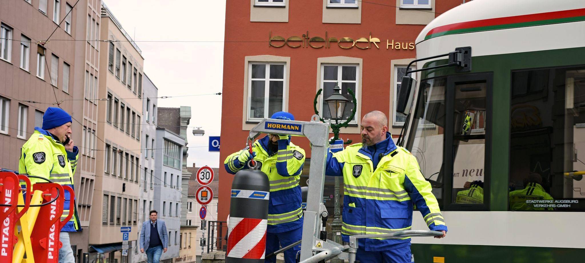 Poller am Augsburger Christkindlmarkt