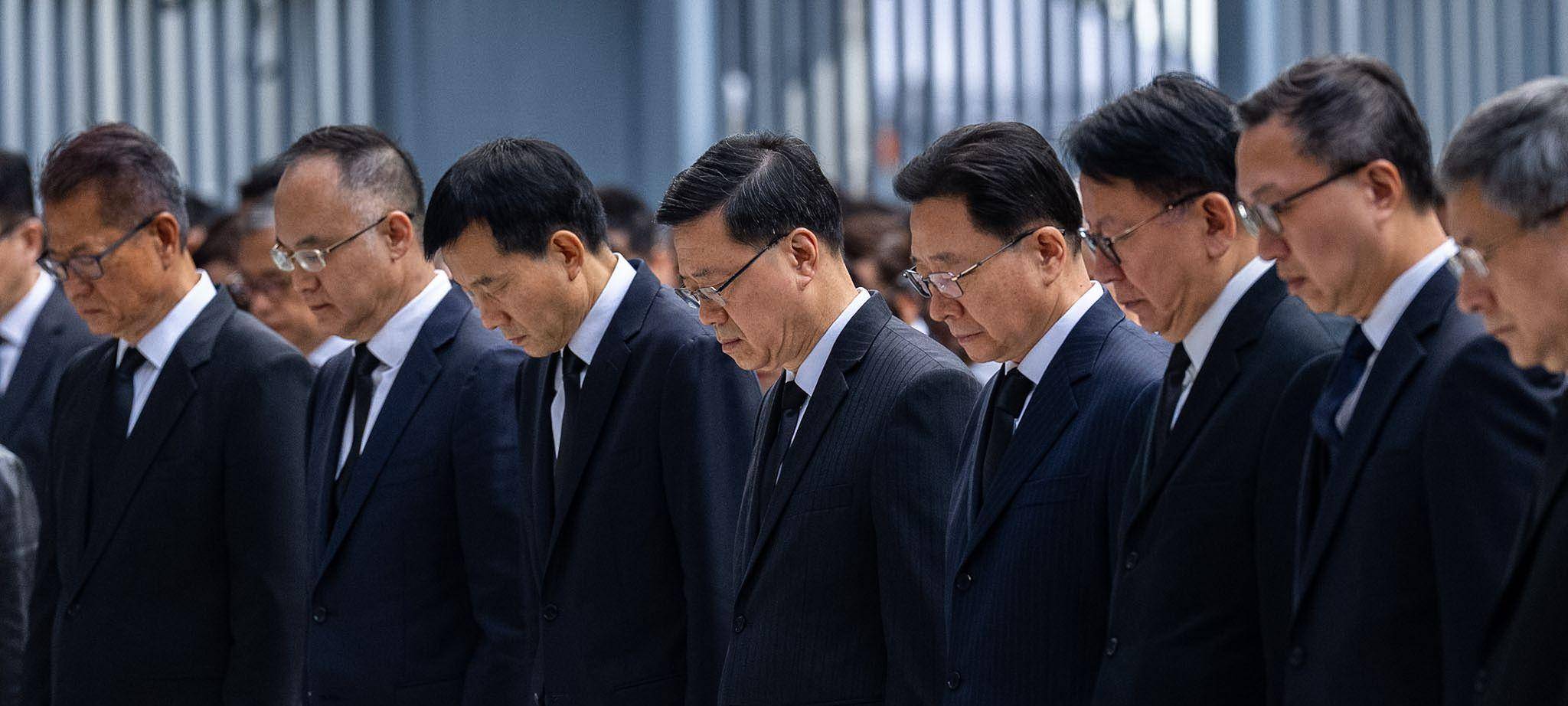 Nach Brand in Hongkong