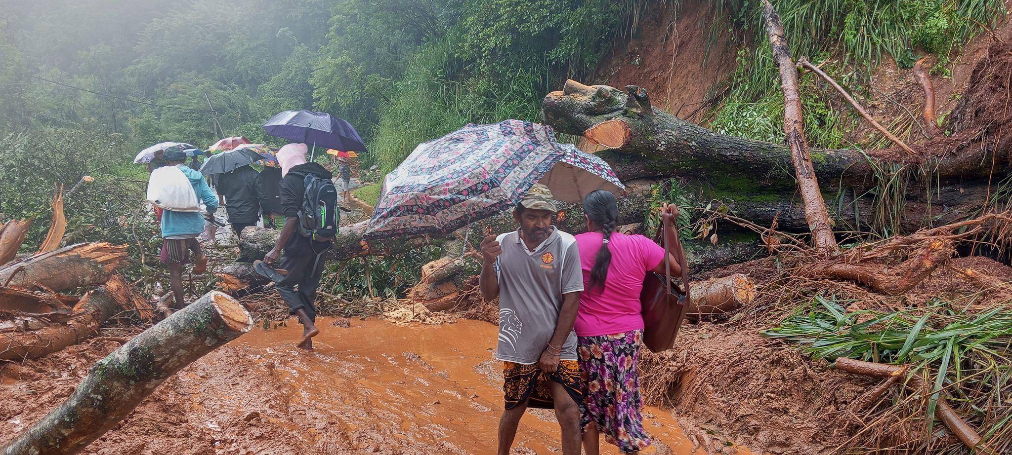 Unwetter in Sri Lanka