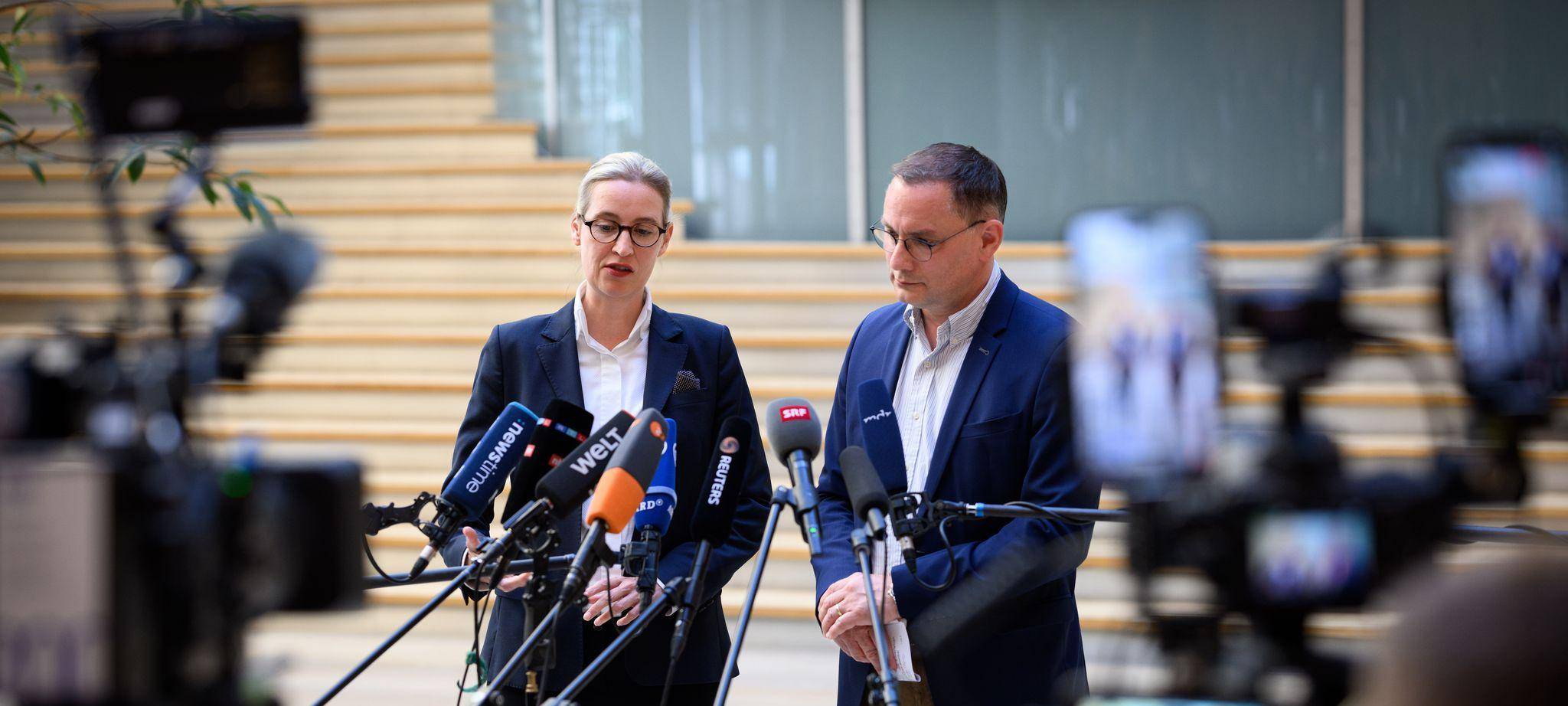 Alice Weidel und Tino Chrupalla