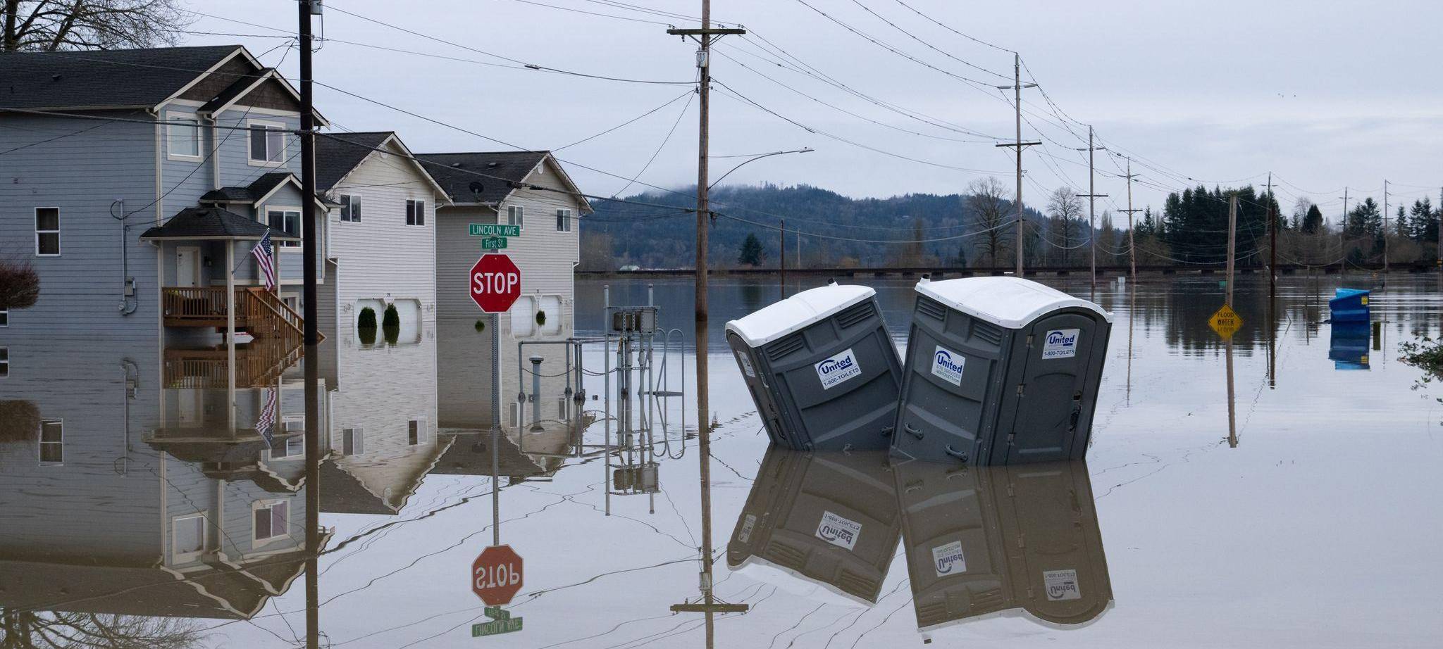 Überschwemmungen im US-Staat Washington