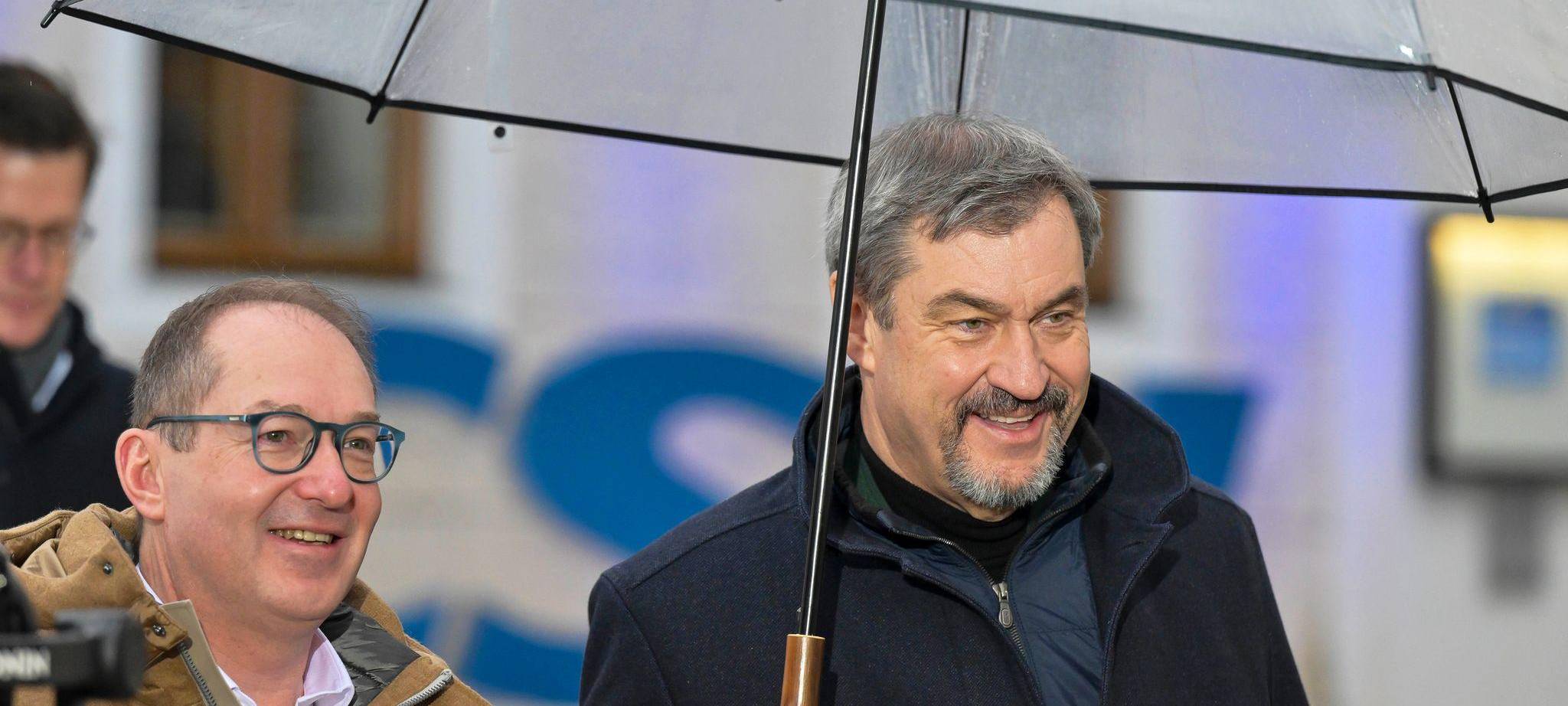 Markus Söder und Alexander Dobrindt