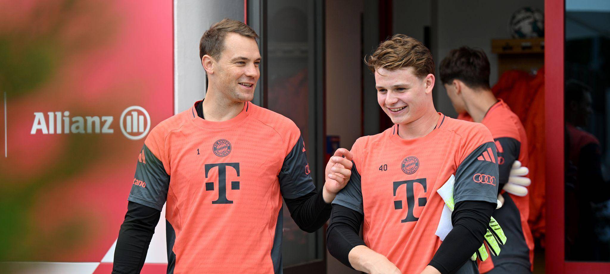 Manuel Neuer und Jonas Urbig