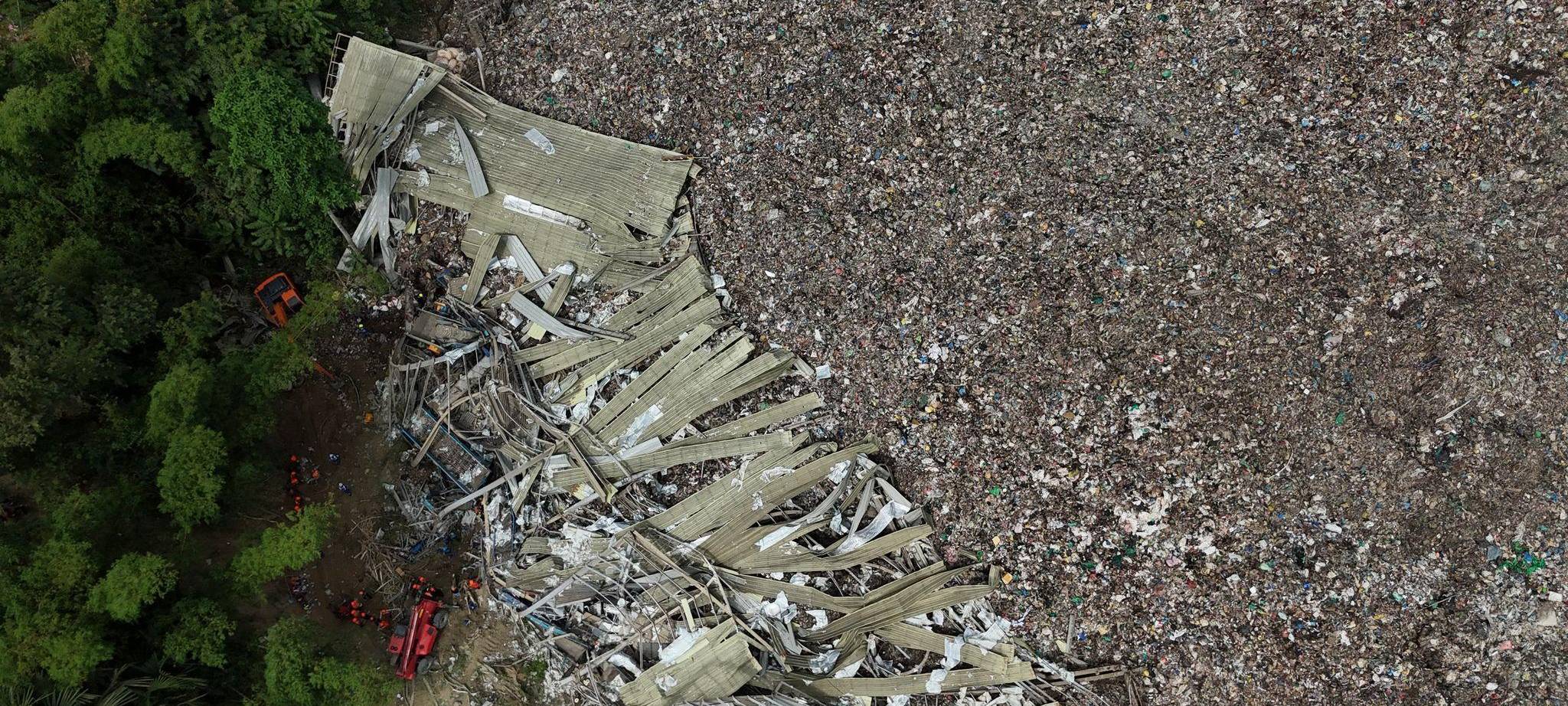 Einsturz einer Mülldeponie auf den Philippinen