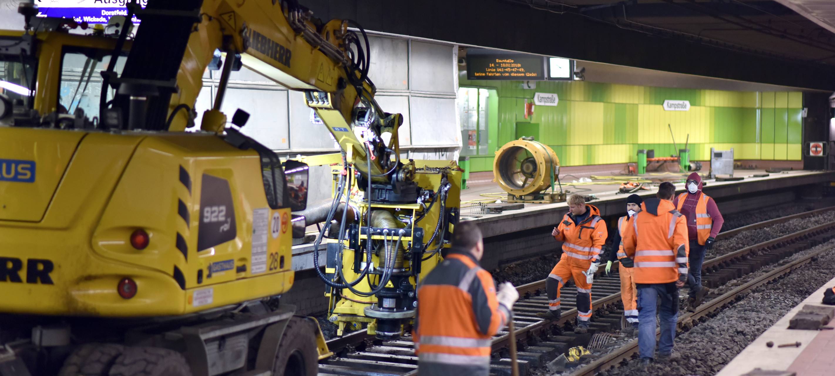 Stadtbahn-Baustelle Dortmund: Zweite Bauphase
