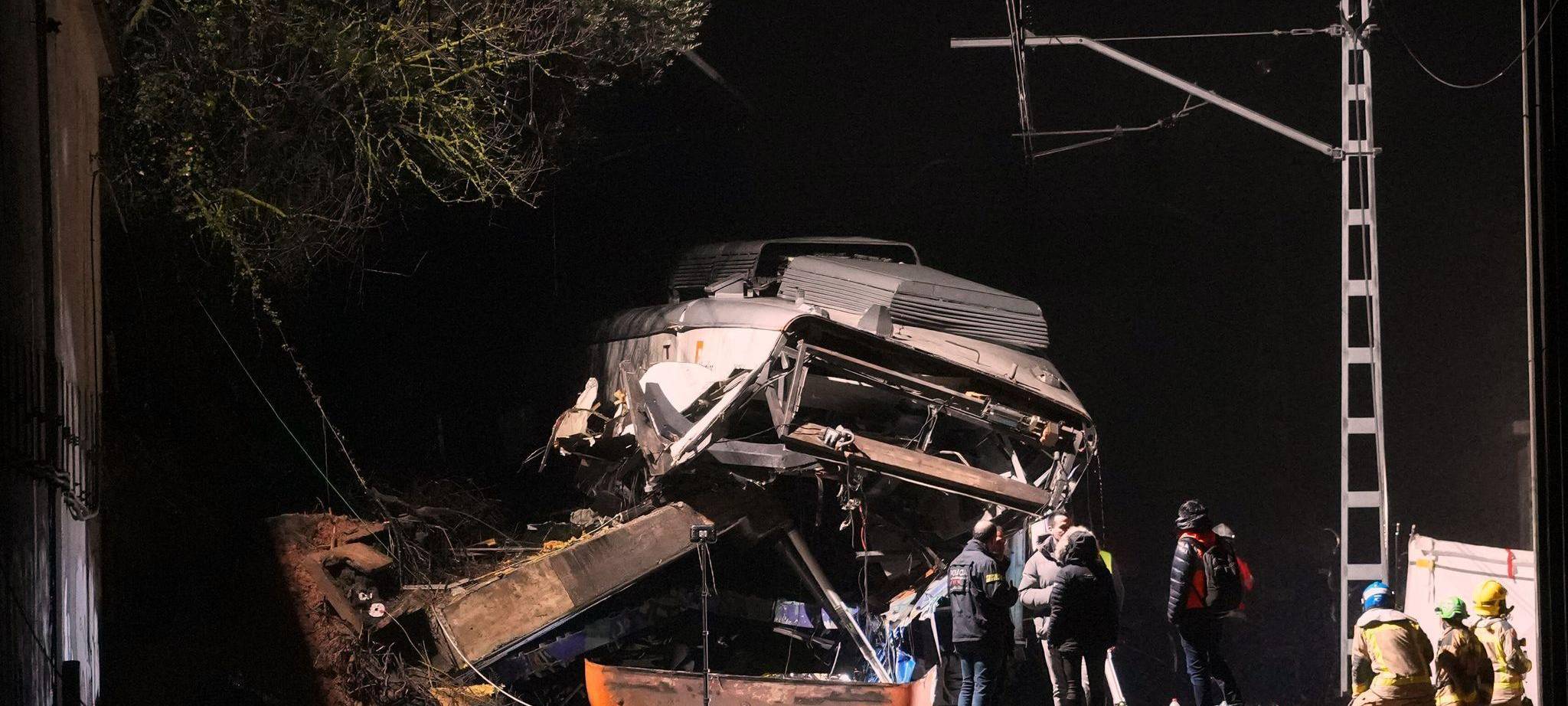 Zugunglück in Spanien bei Barcelona