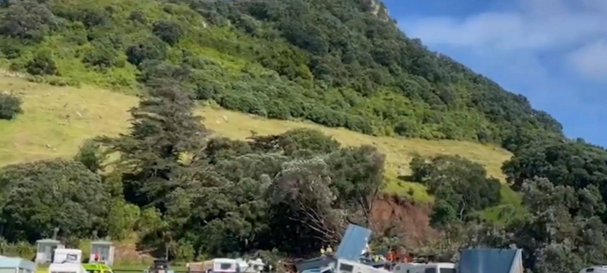 Erdrutsch in Neuseeland