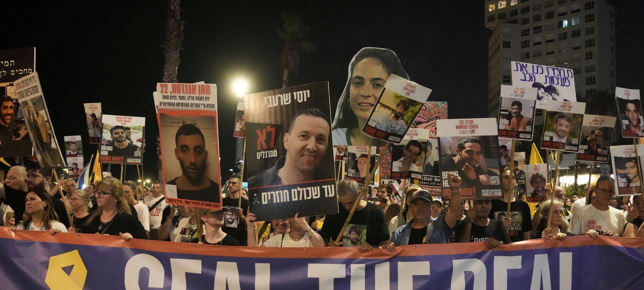 Nahostkonflikt - Demonstration in Tel Aviv