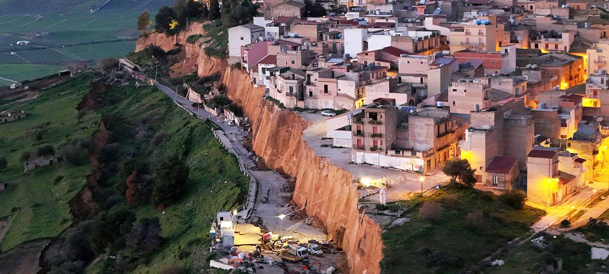 Erdrutsch in Sizilien