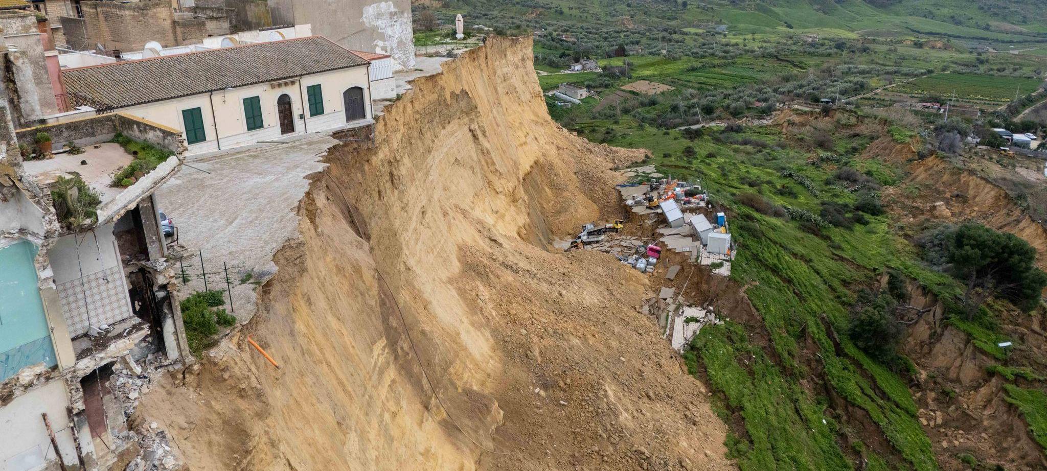 Erdrutsch in Sizilien