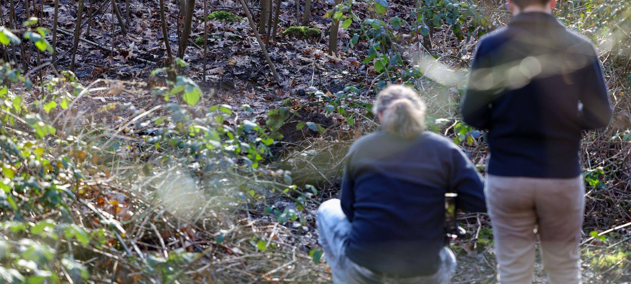 Polizeieinsatz in Waldstück - Fund einer Frauenleiche