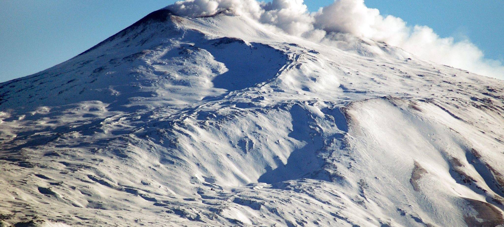 Schneebedeckter Ätna