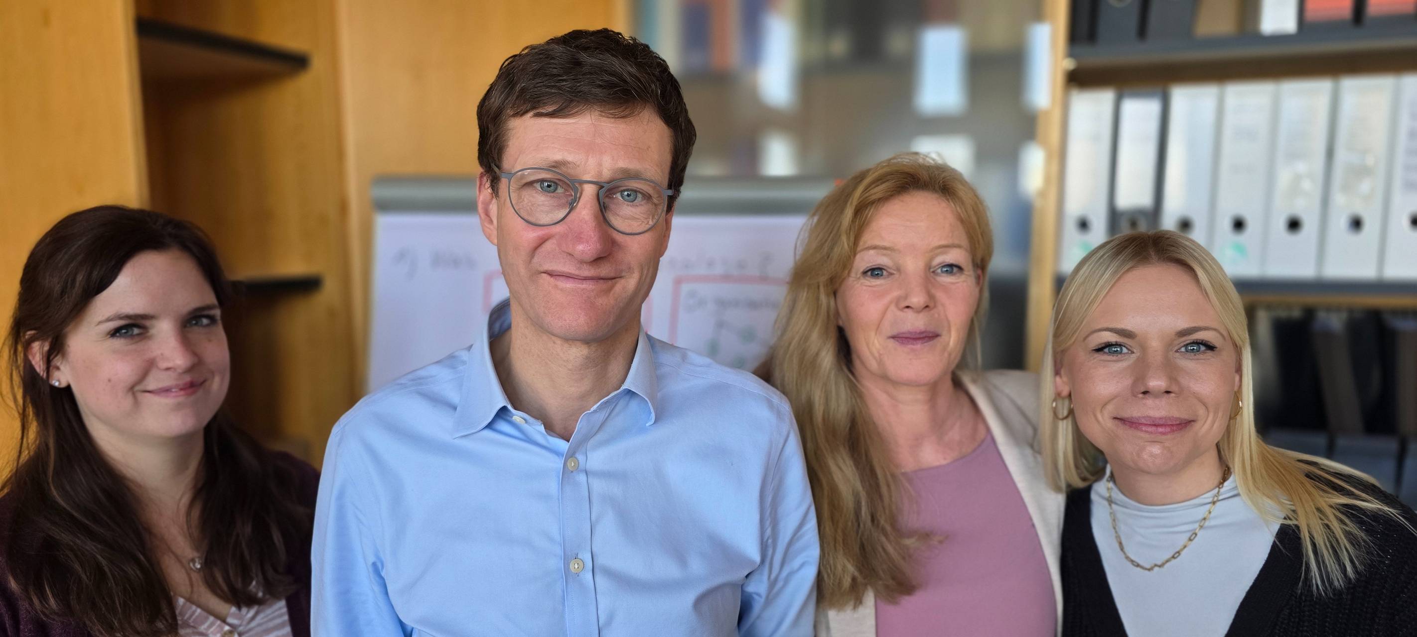 Bastian Pelka und sein Team.