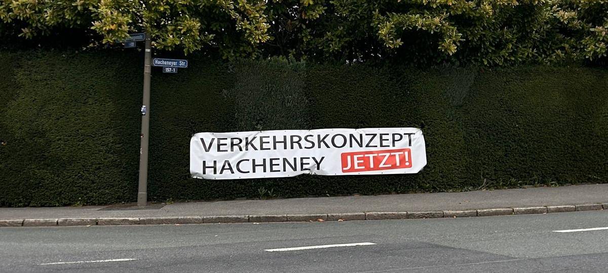 Verkehrskonzept Hacheney Abriss Baustelle