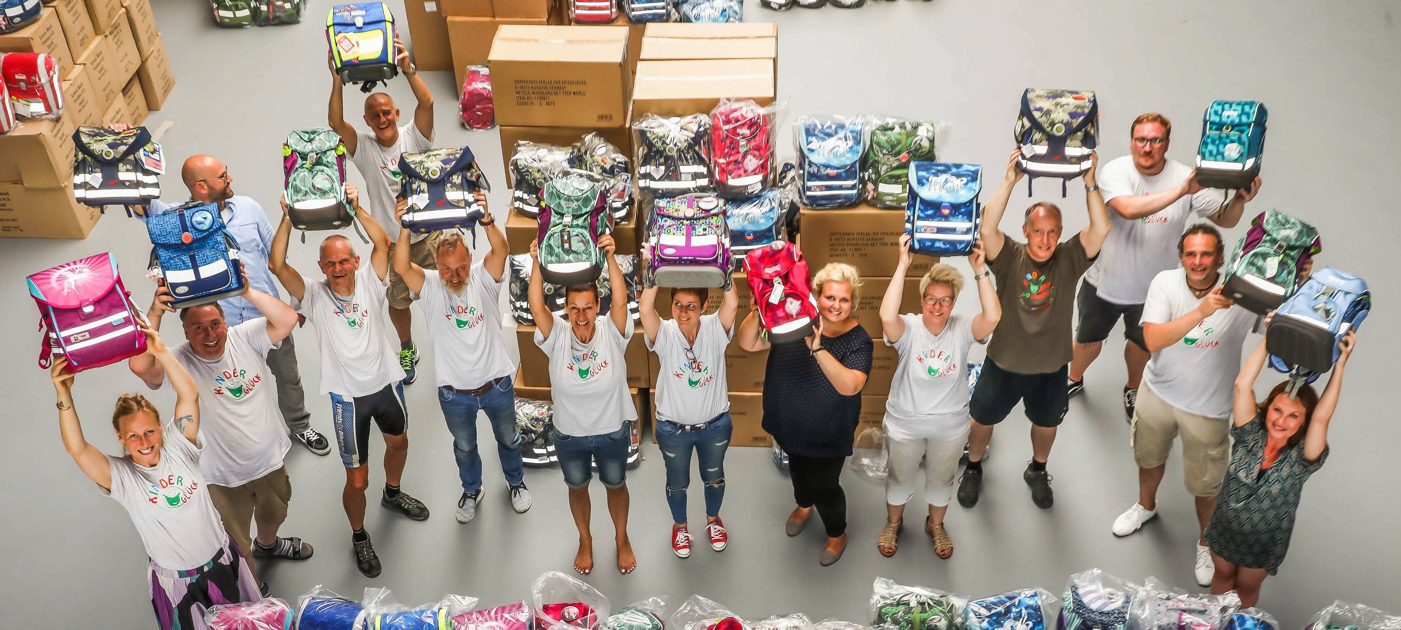 Schulranzen für bedürftige Kinder