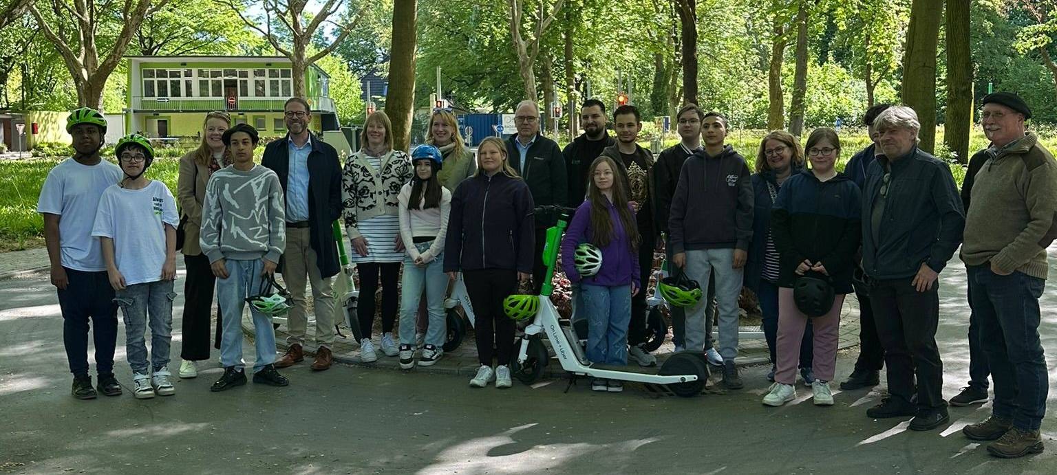 E-Scooter-Training in Dortmund Fredembaumpark