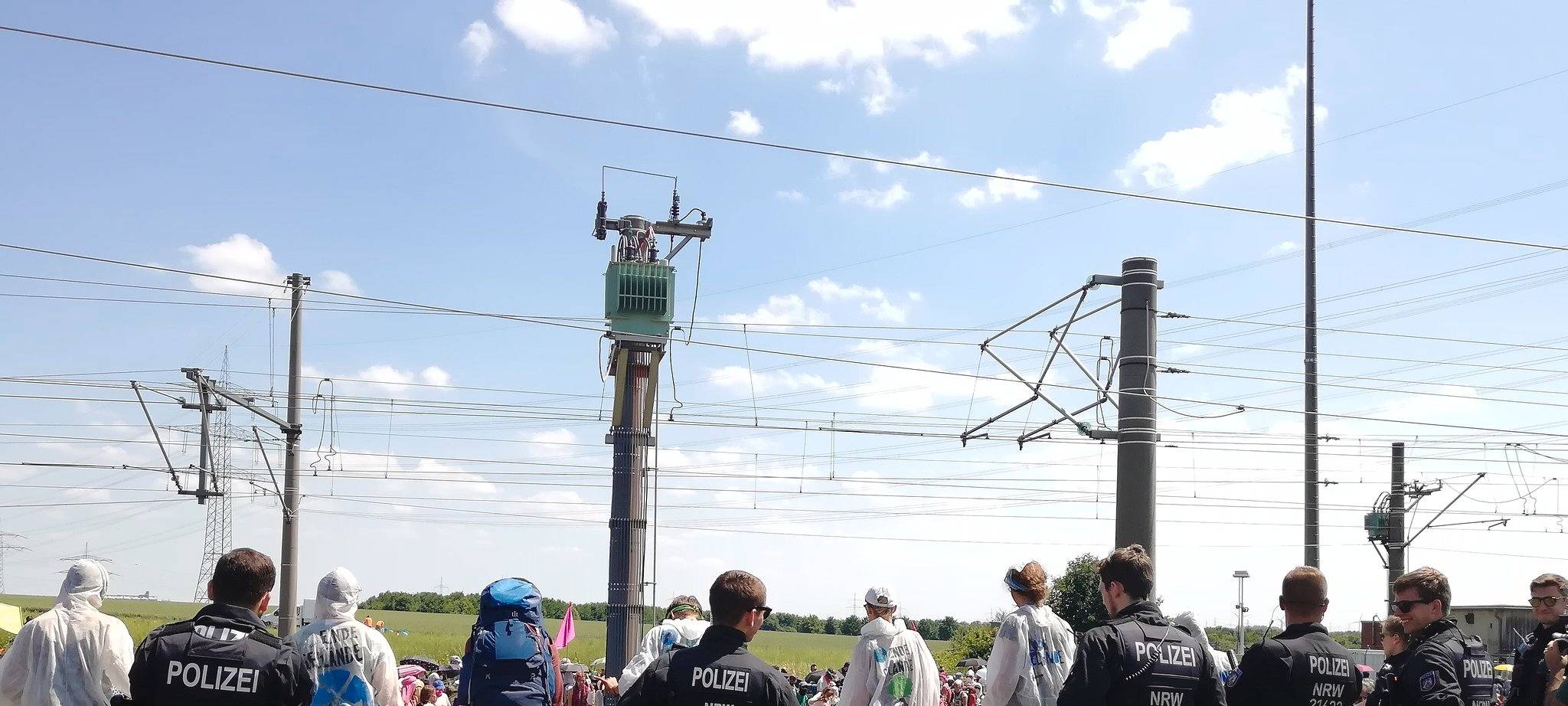 Langes Protestwochenende amTagebau