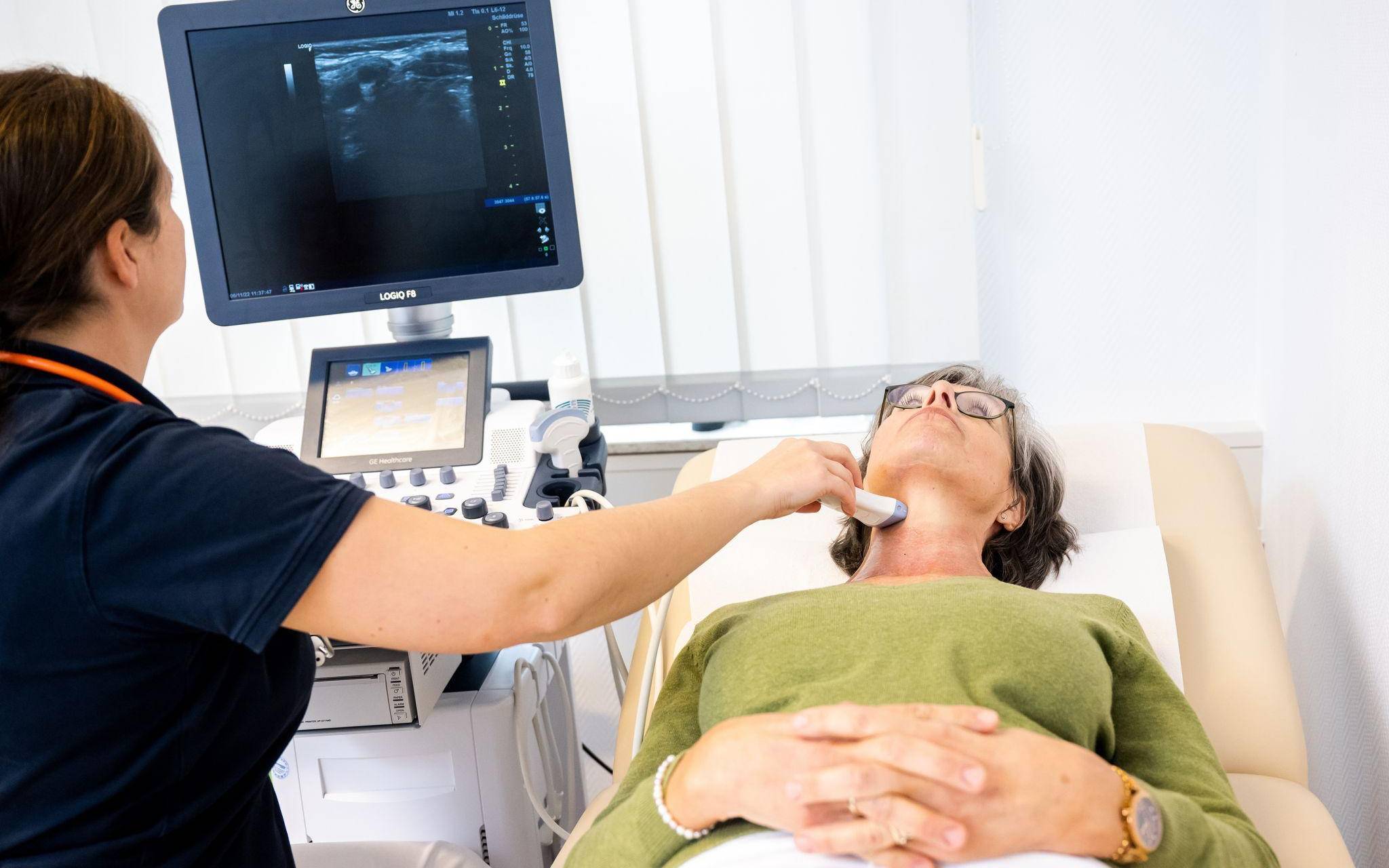 Ultraschalluntersuchung der Schilddrüse