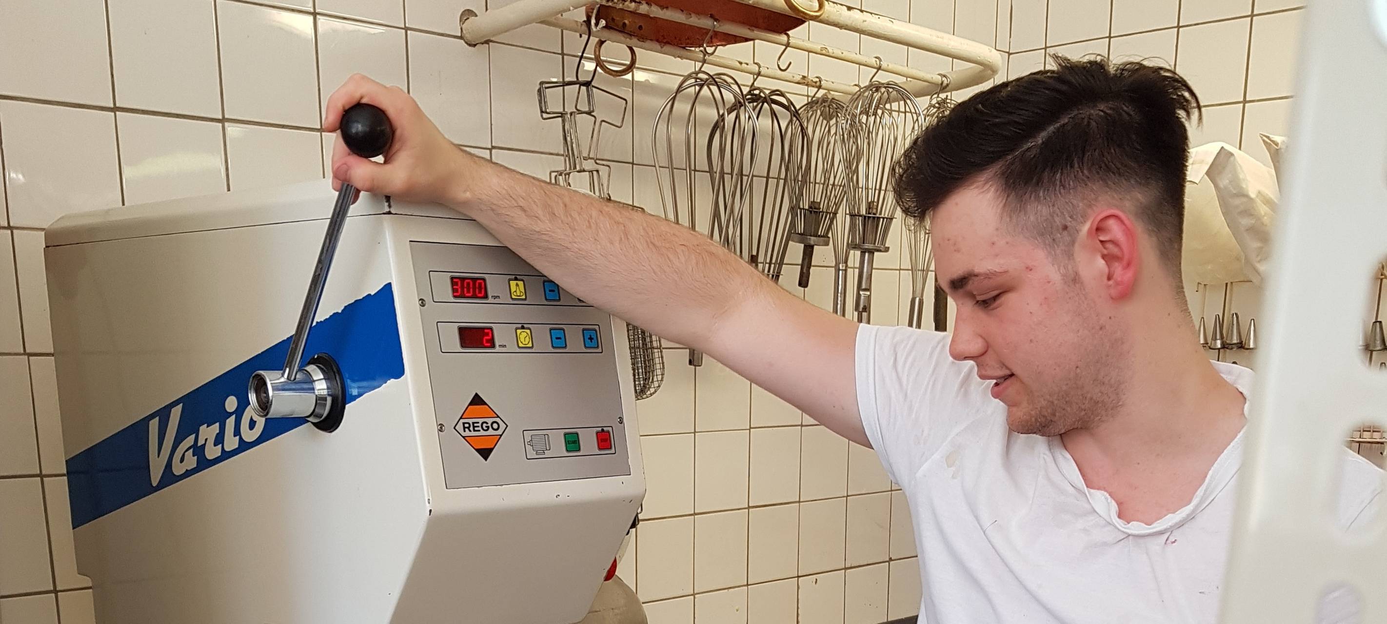 Eiskochen im Cafe Schrader