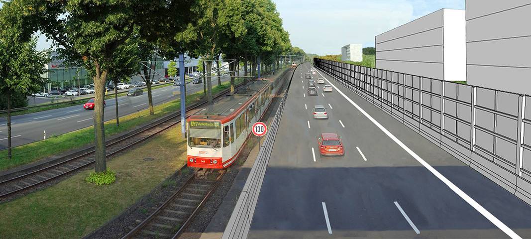 Dortmund: Abriss von Brücken auf B1