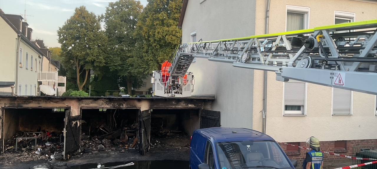 Garagenbrand in Huckarde
