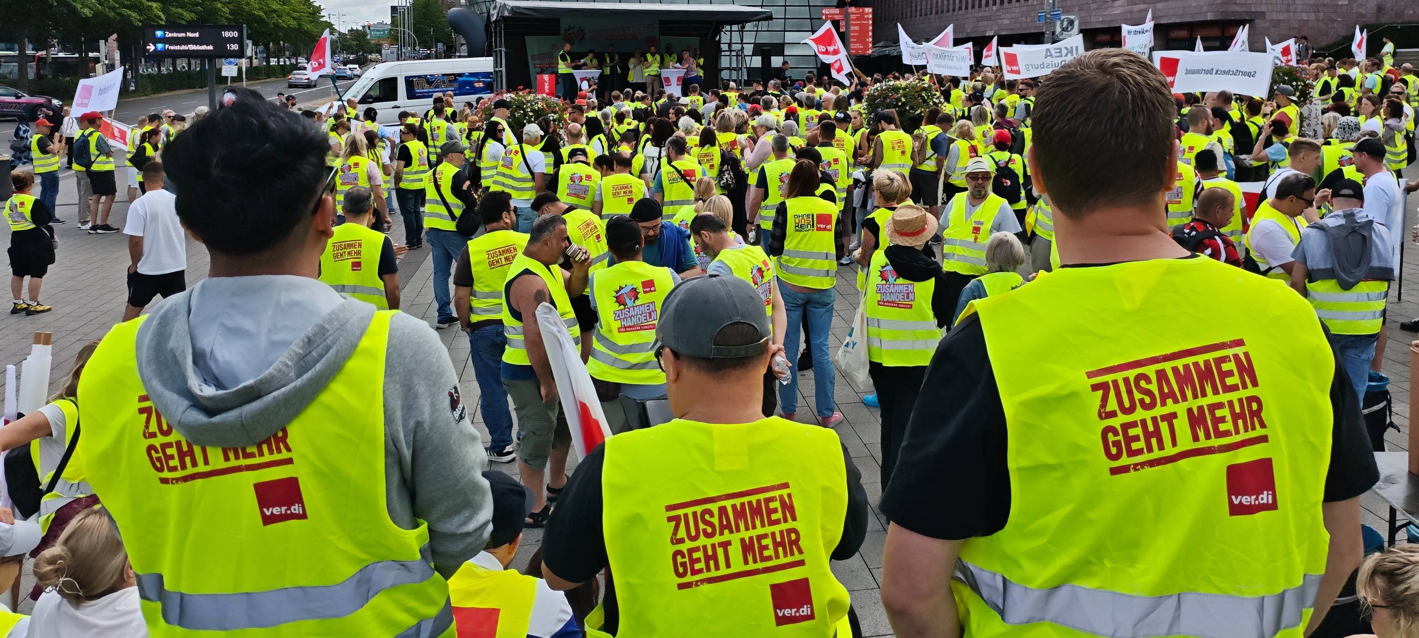 Demozug durch Dortmund