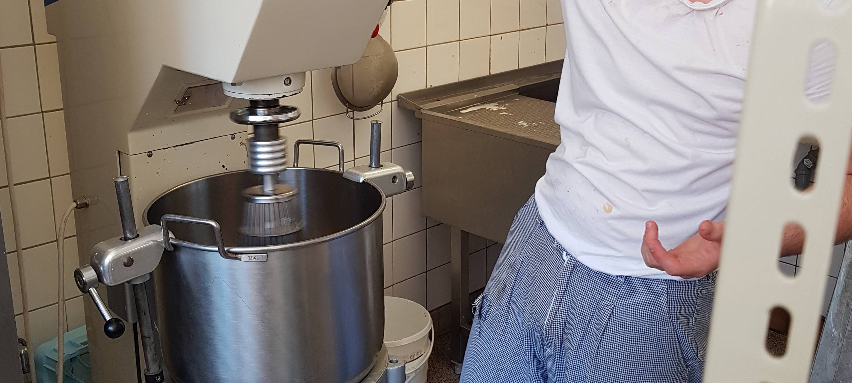 Eiskochen im Cafe Schrader