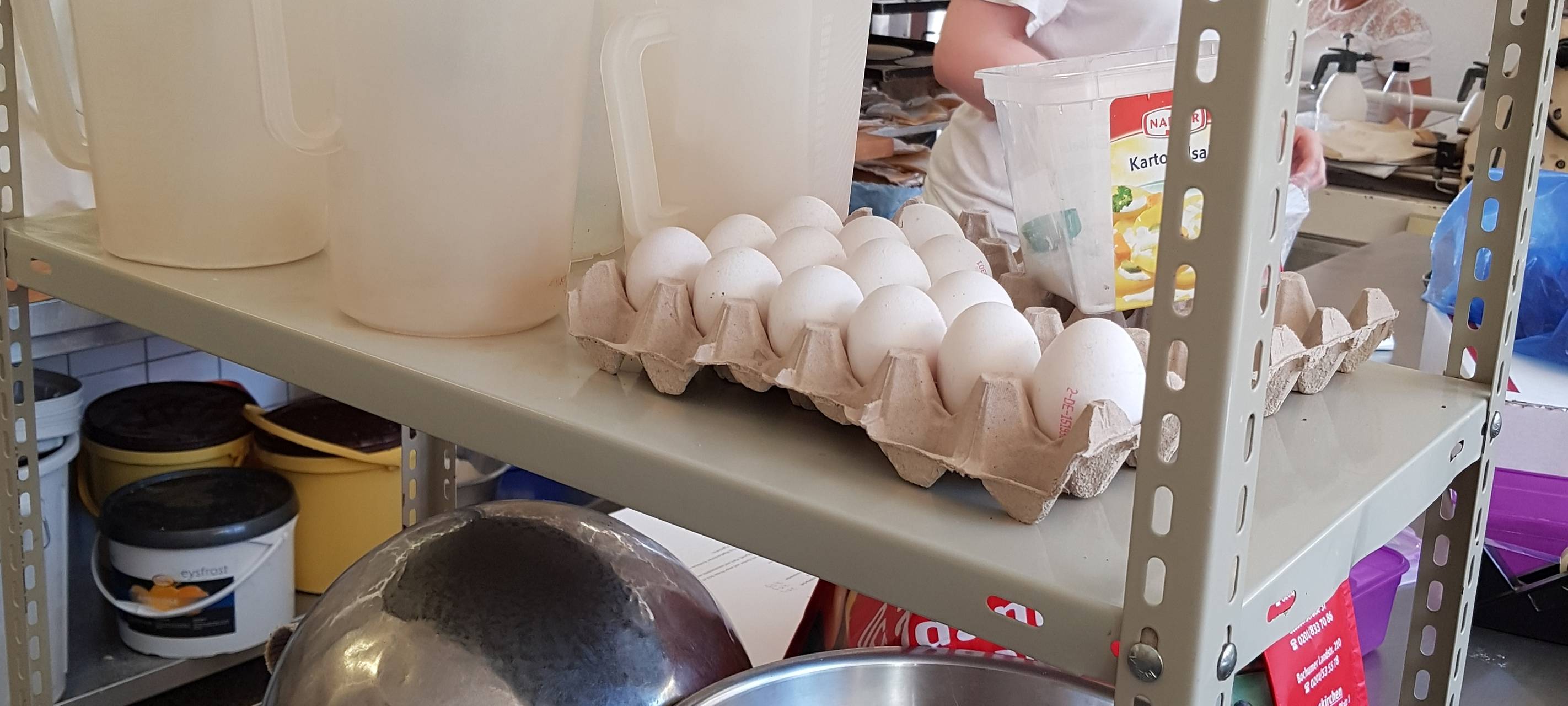 Eiskochen im Cafe Schrader