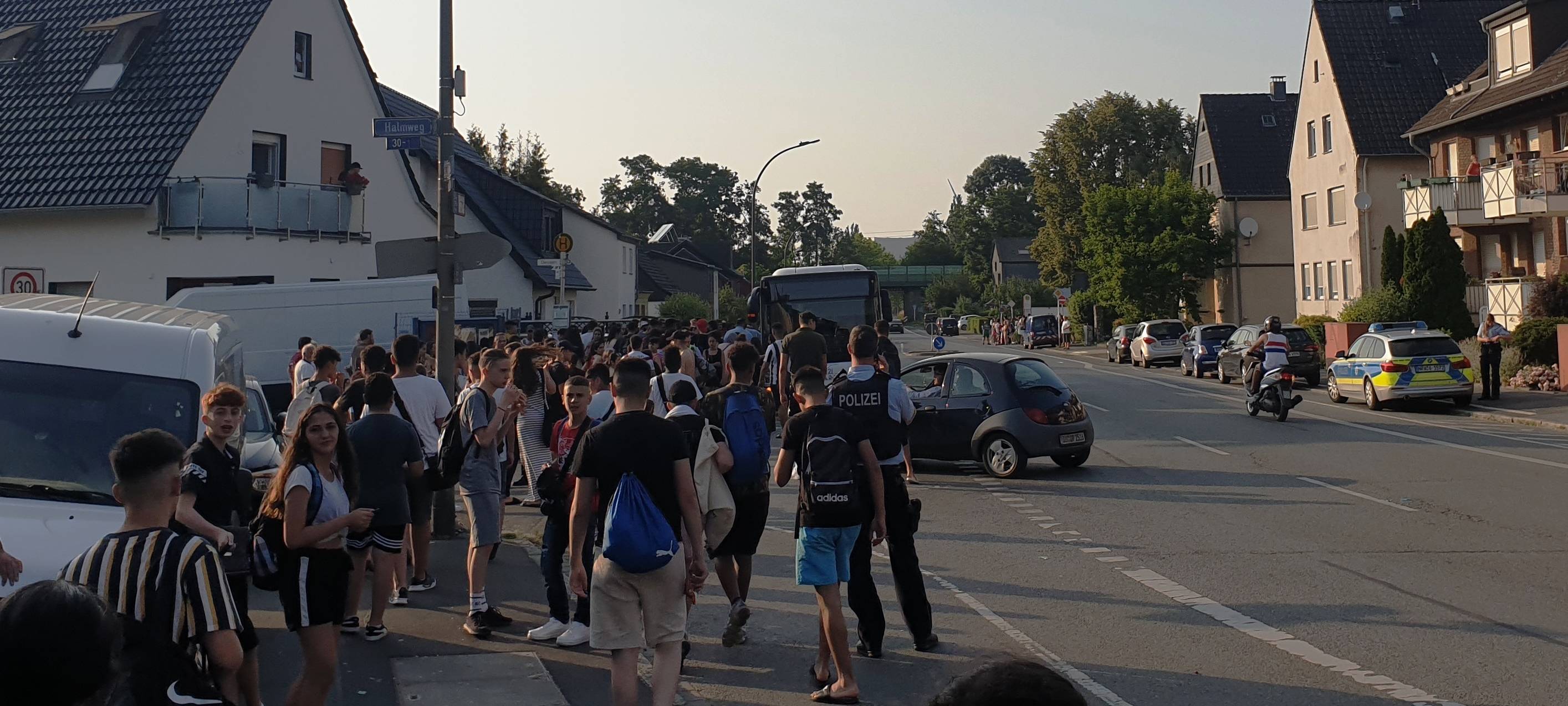 Verkehrschaos nach Badeschluss