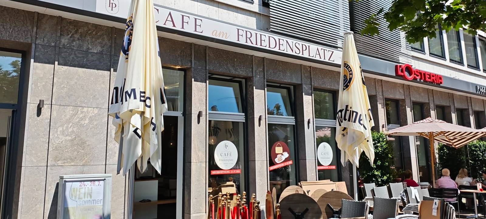 Neues Café am Friedensplatz Anmietungsfonds