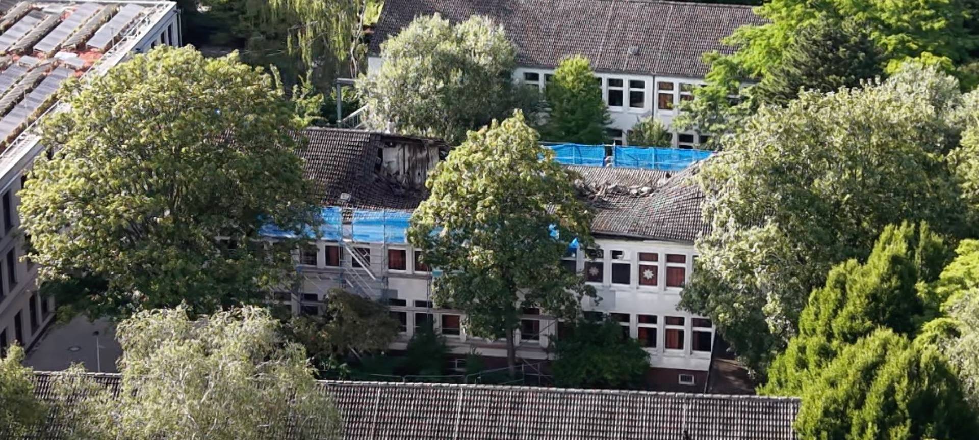 Grundschule Dach eingebrochen Gartenstadt Dortmund