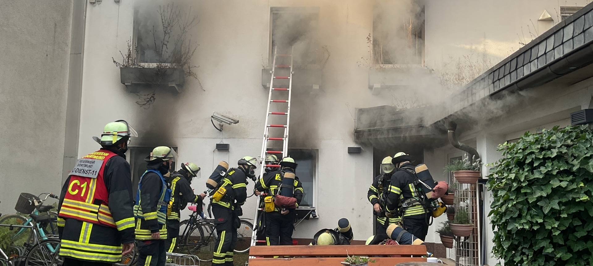 Toter Mann bei Brand in Dortmund