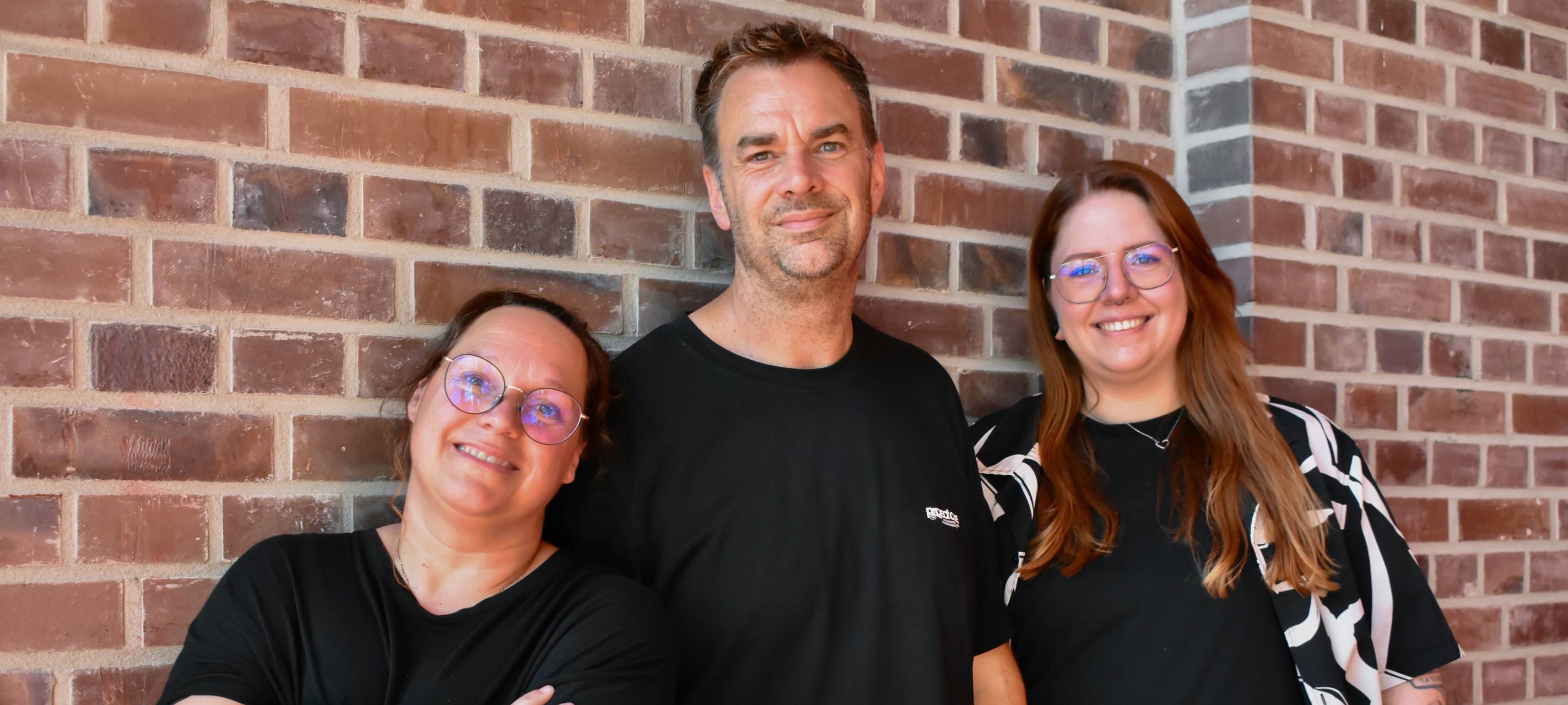 Das Guten Morgen Dortmund Team: Jackie Kindling (li.), Tim Schmutzler und Natalie Sager.