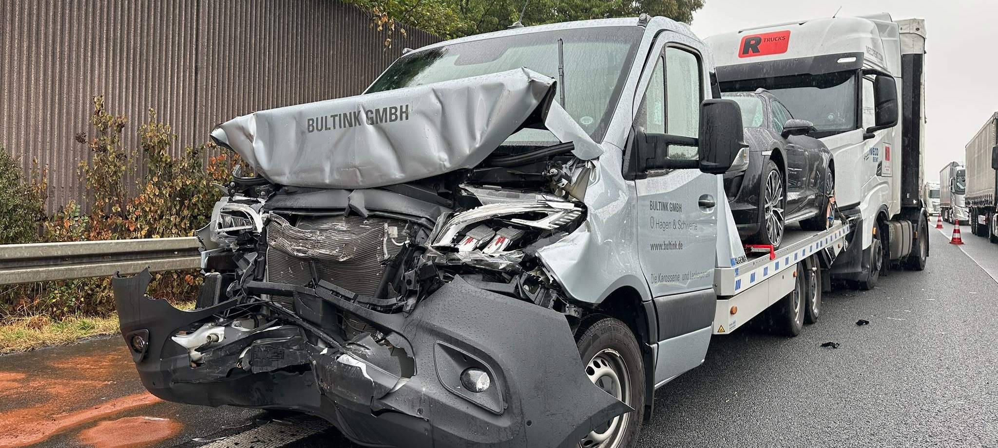 A1 Unfall LKW Dortmund Schwerte