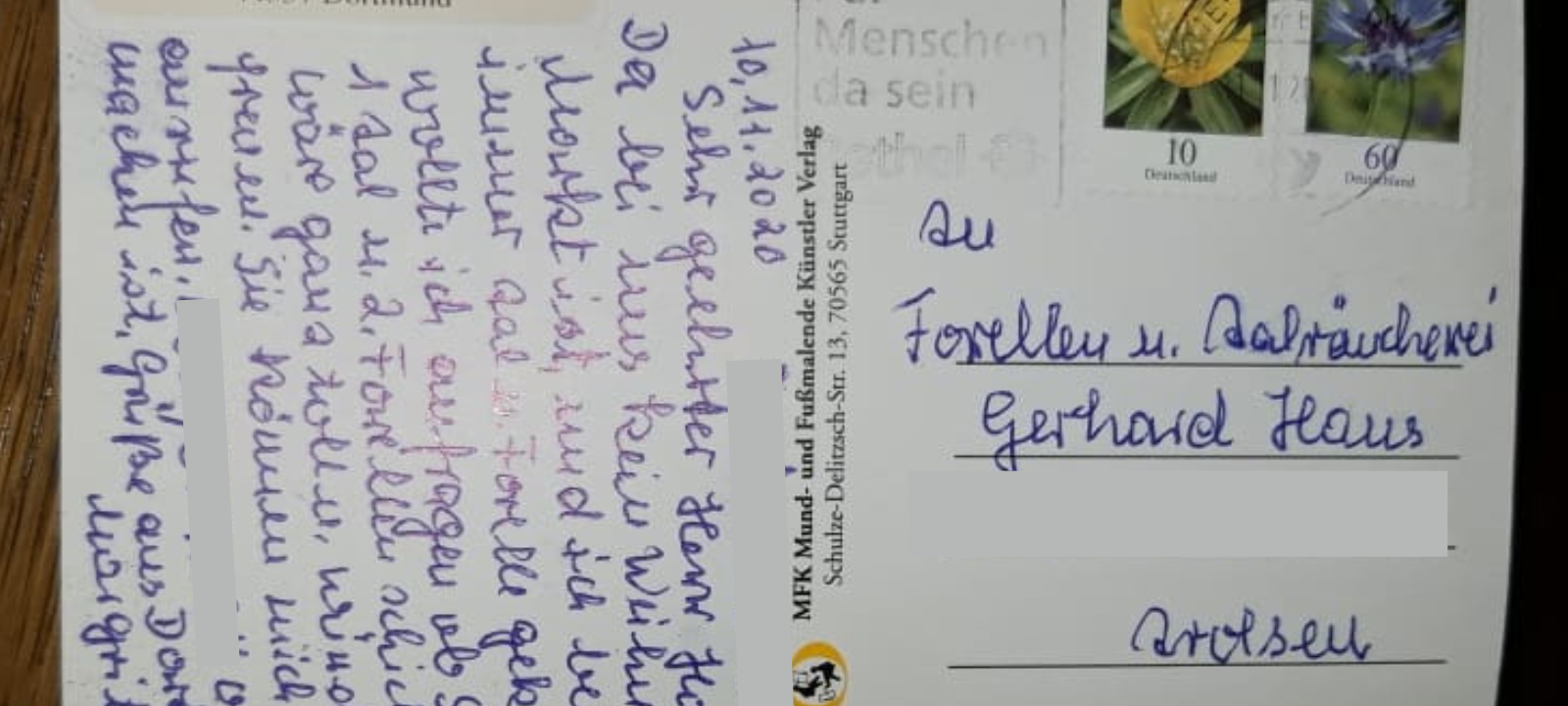 Gerhard Hans ist wirklich über die Rückfragen seiner Kunden erstaunt. Es geht eben nicht nur um das Geld verdienen, sondern auch um die Leidenschaft für den 54-Jährigen. Sogar Postkarten haben treue Kunden geschrieben.