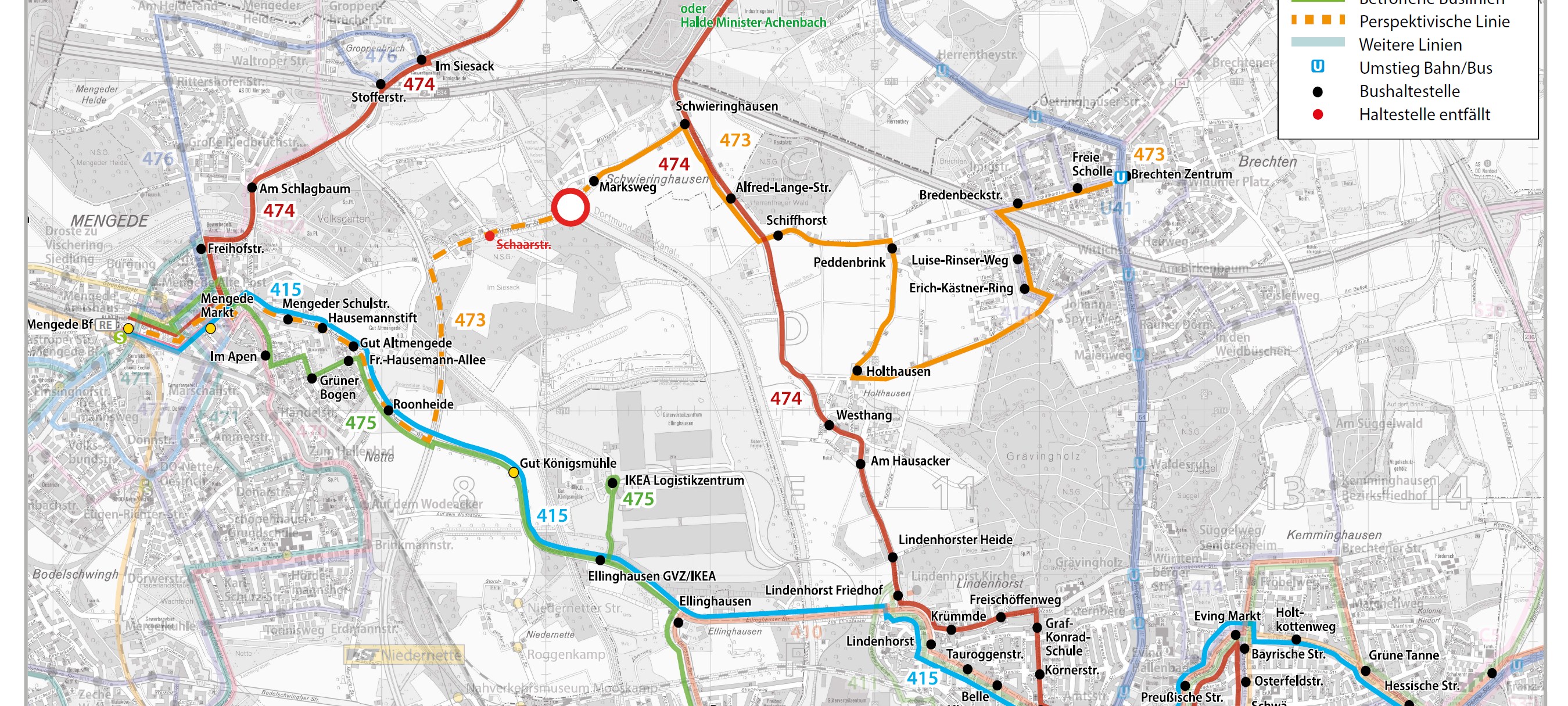 Sperrung Schwieringhauser Brücke in Dortmund: Buslinie zum Schulzentrum